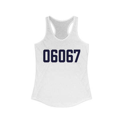06067 Rocky Hill Connecticut Zip Code Women's Ideal Racerback Tank Top