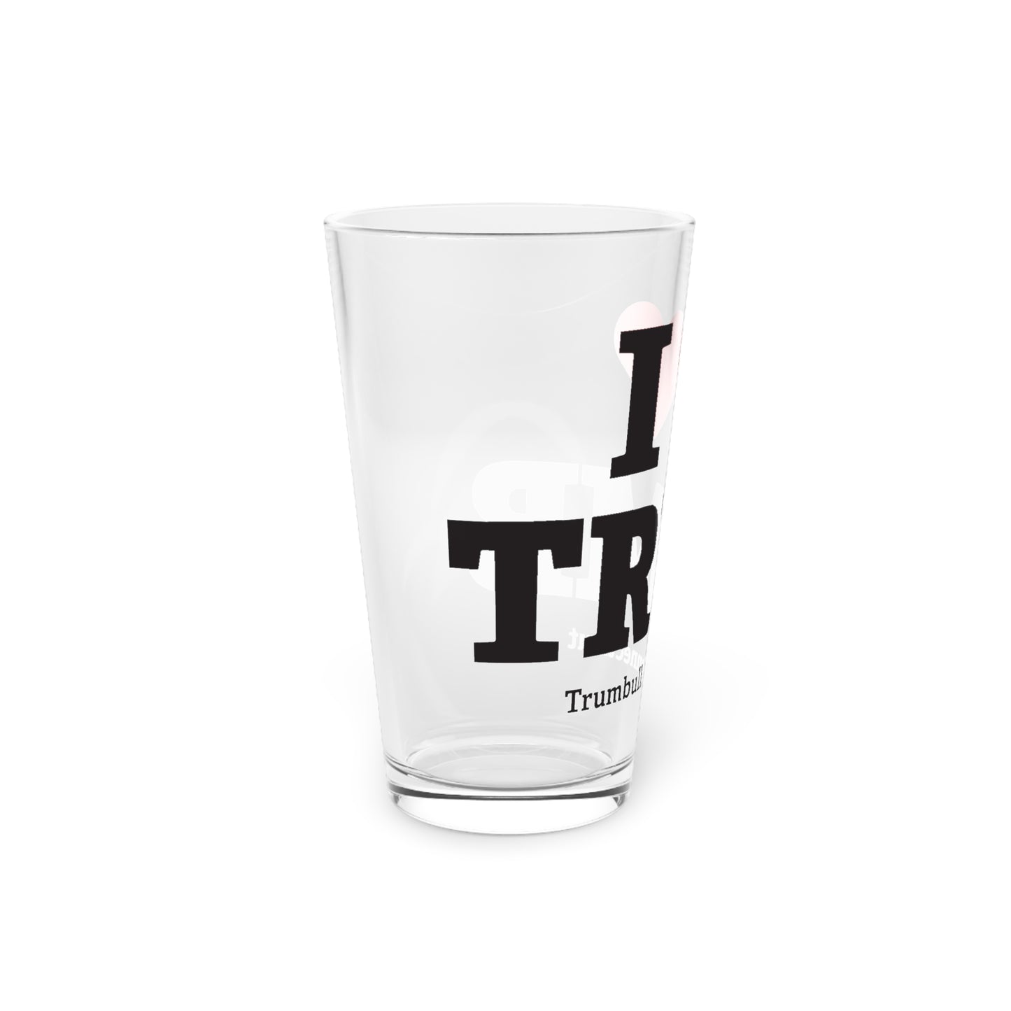 I Heart TRMB Pint Glass, 16oz