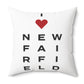 New Fairfield Vision Spun Polyester Square Pillow