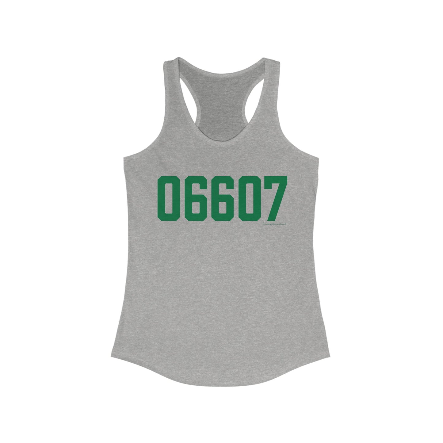 06607 Bridgeport Connecticut Zip Code Women's Ideal Racerback Tank Top