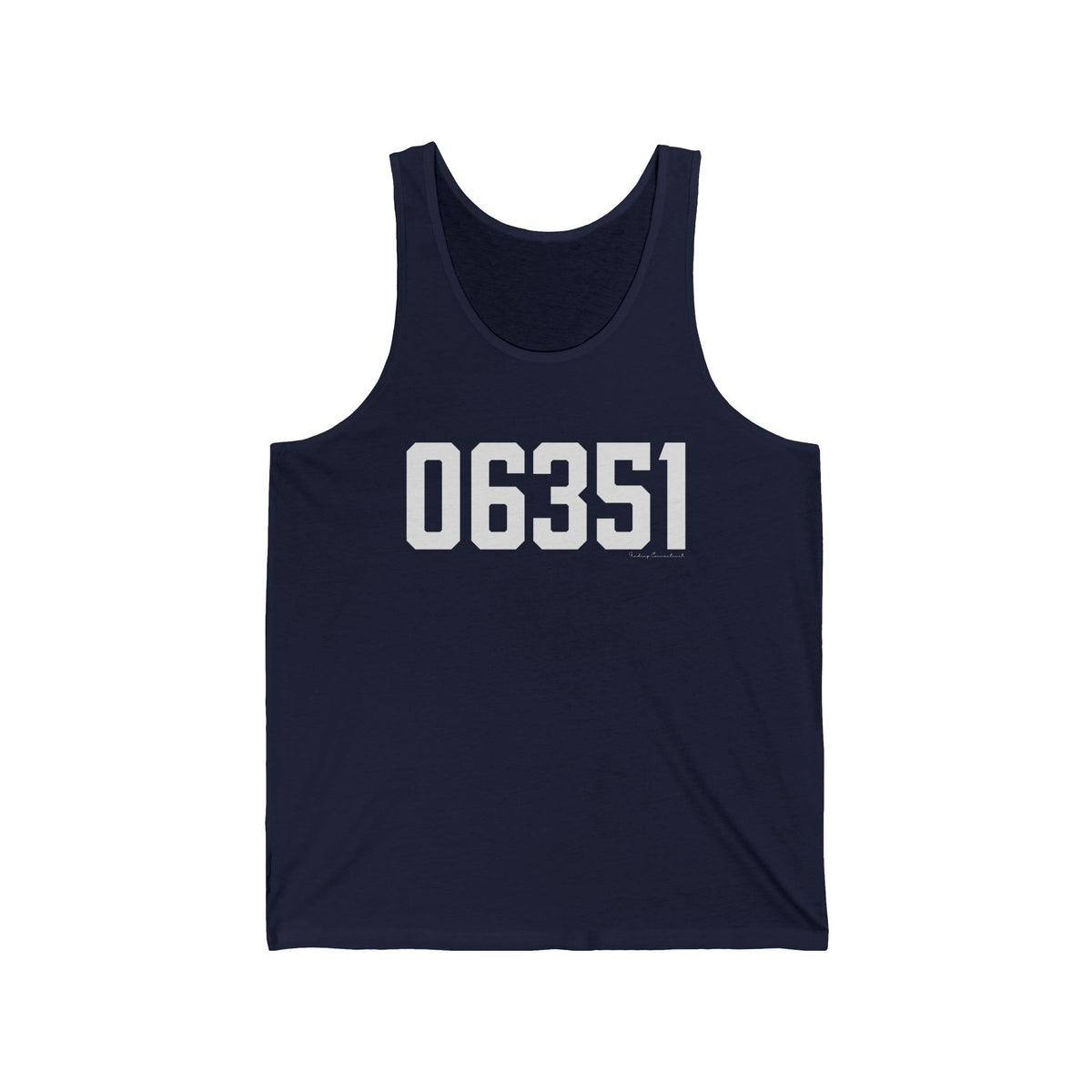 06351 Lisbon CT Zip Code Unisex Jersey Tank Top