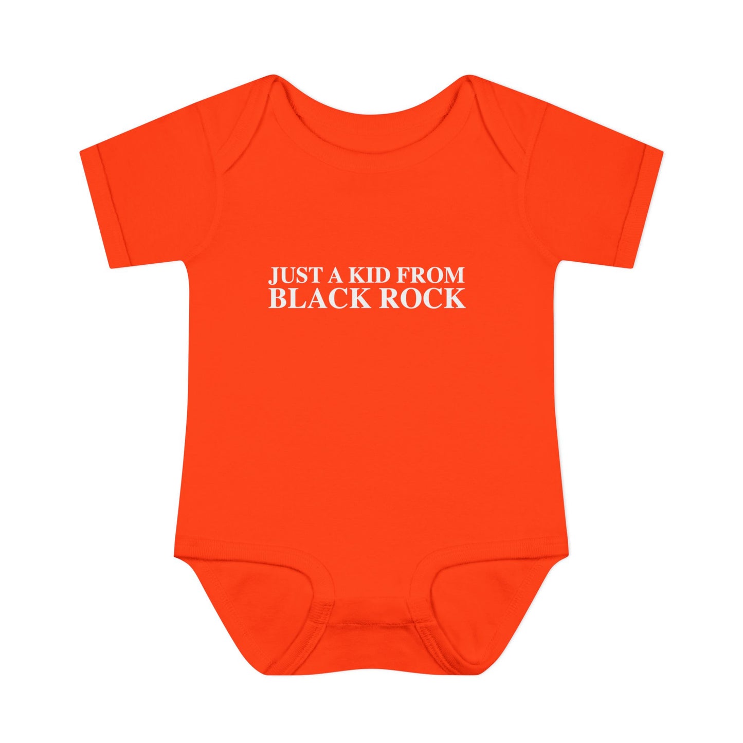 Just a kid from Black Rock Infant Baby Rib Bodysuit