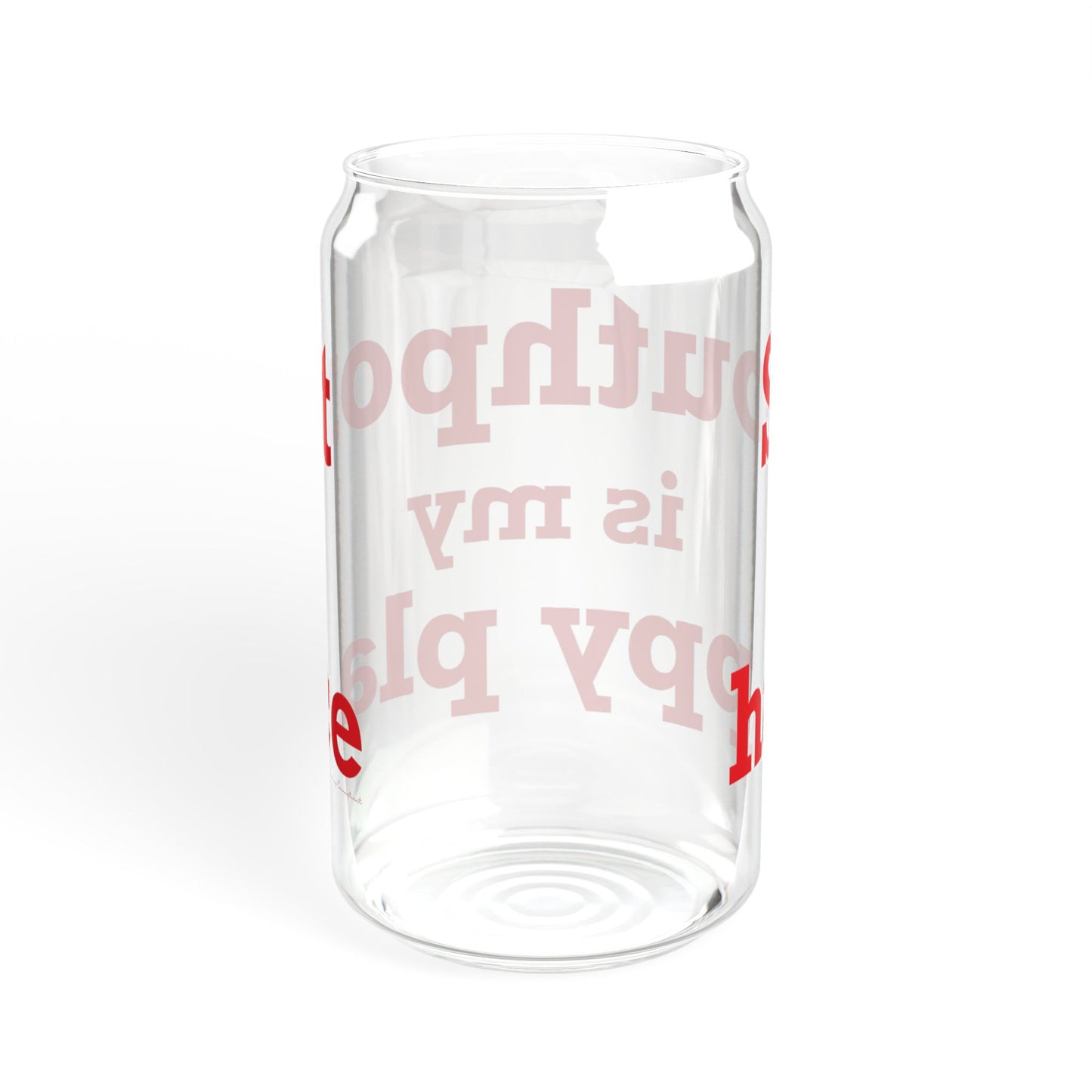 Southport is My Happy Place Sipper Glass, 16oz