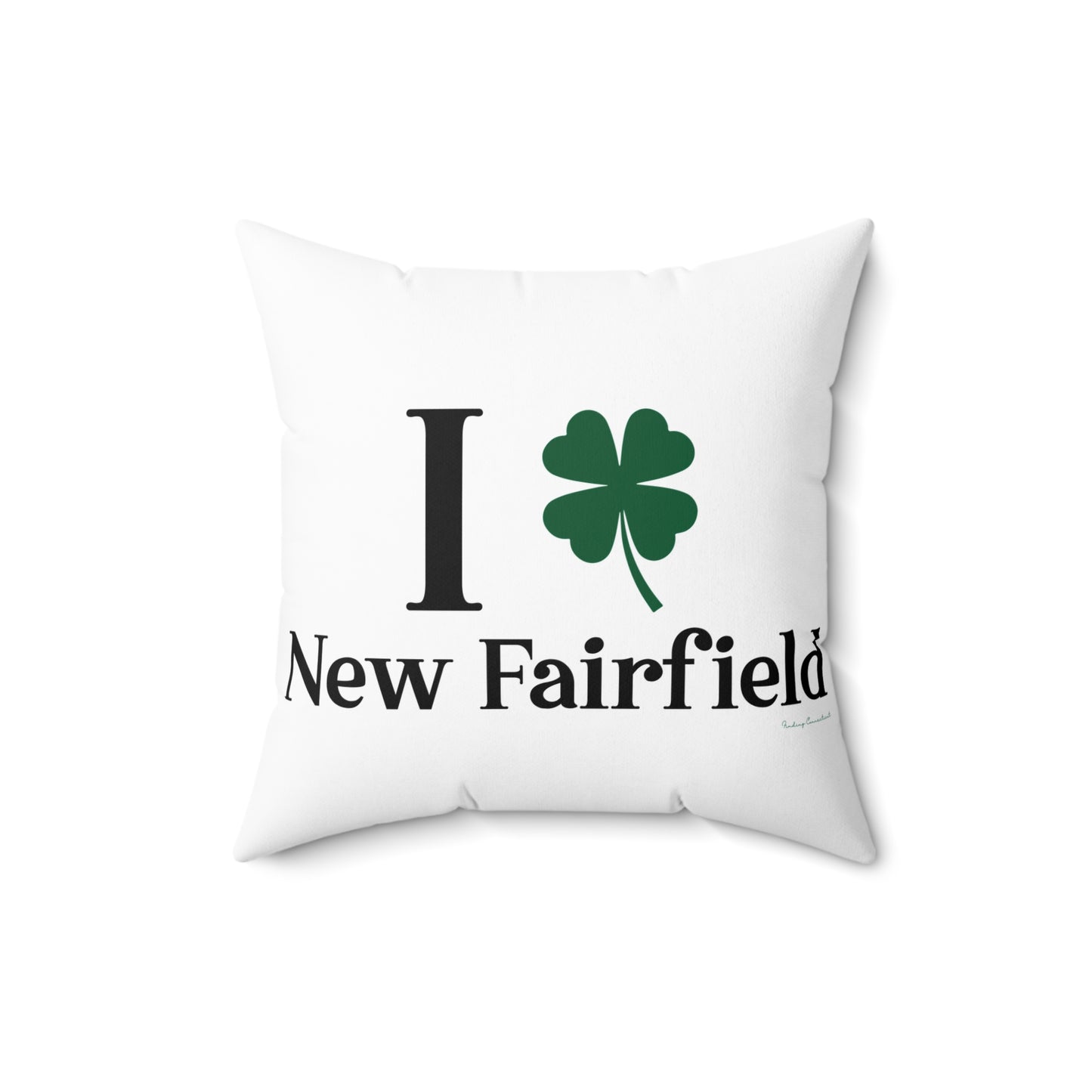 I Clover New Fairfield Spun Polyester Square Pillow