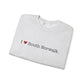 I Heart South Norwalk. Unisex Heavy Blend™ Crewneck Sweatshirt