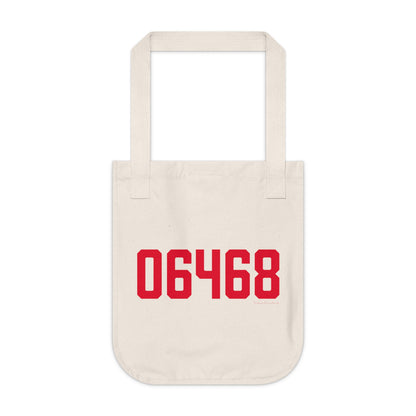 06468 Monroe Connecticut Zip Code Organic Canvas Tote Bag
