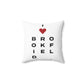 Brookfield Vision Spun Polyester Square Pillow