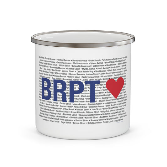 Bridgeport Love Enamel Camping Mug