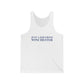 Just a kid from Winchester Unisex Jersey Tank Top