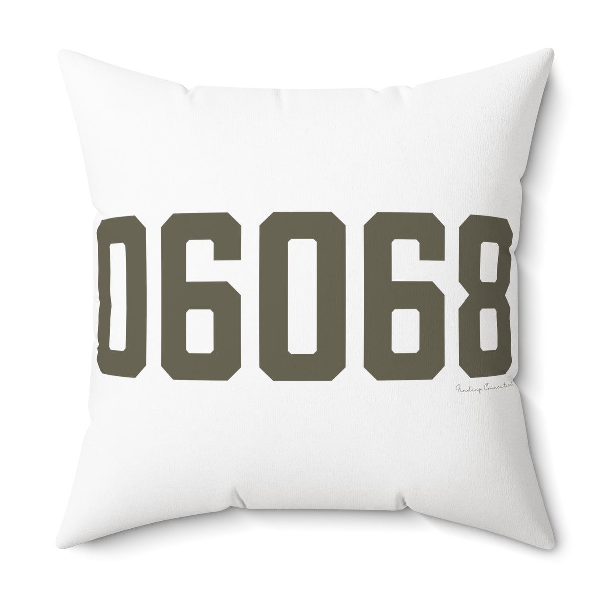 06068 Salisbury Connecticut Zip Code Polyester Square Pillow