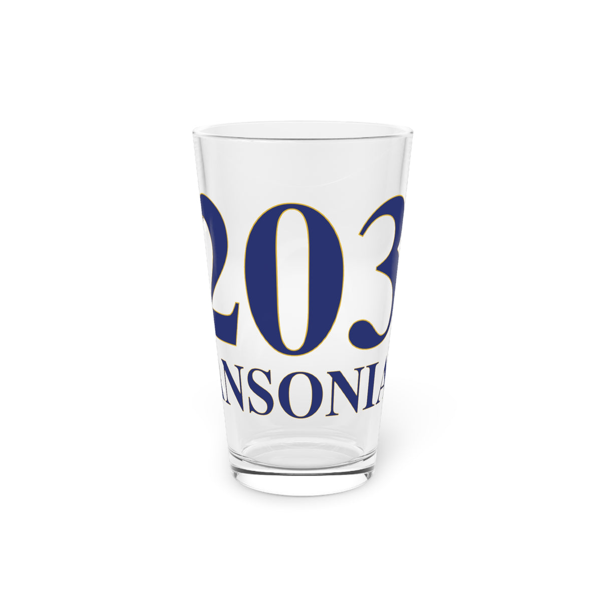 203 Ansonia Pint Glass, 16oz