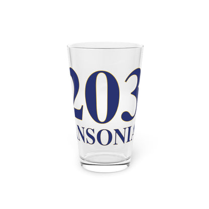 203 Ansonia Pint Glass, 16oz