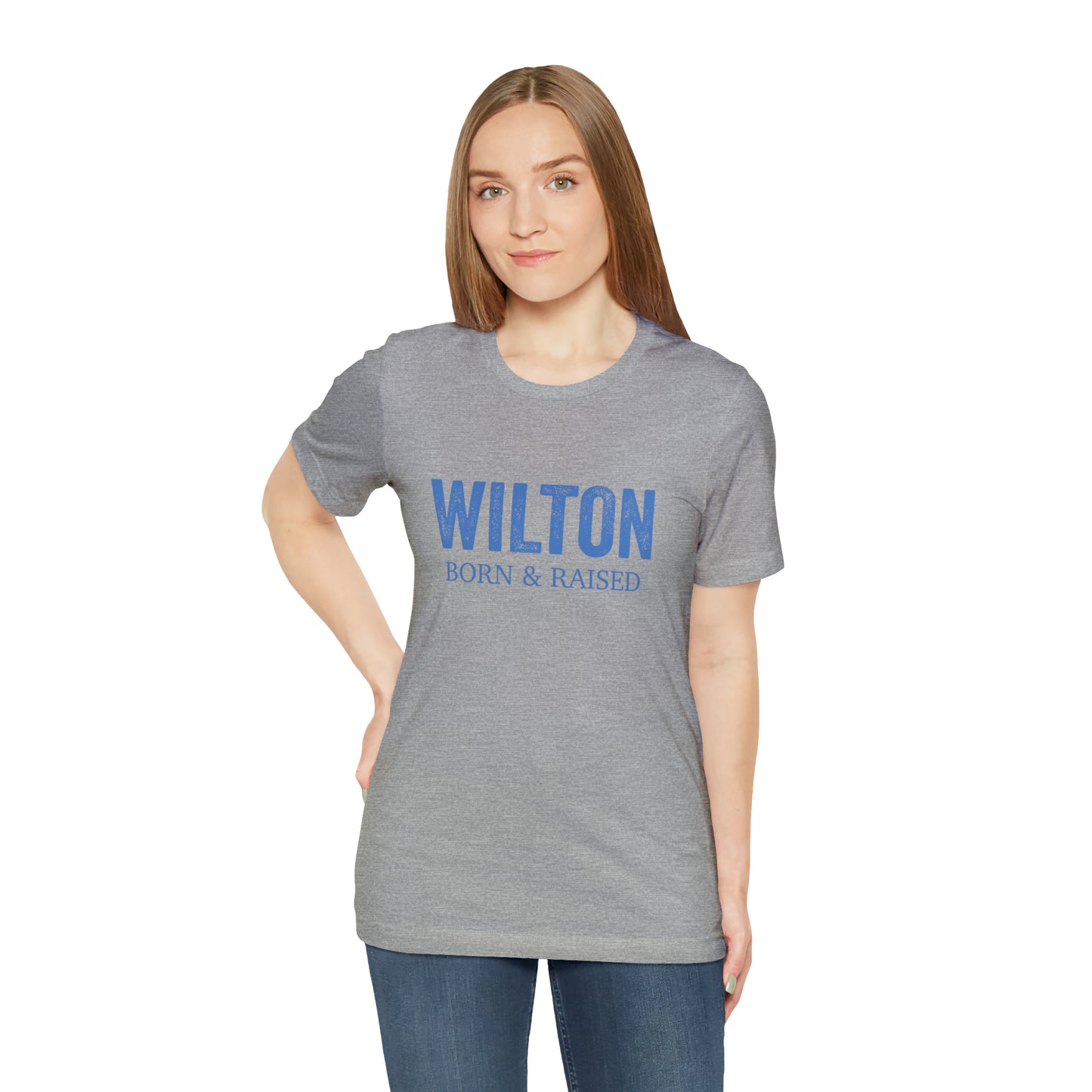 Wilton Born & Raised Unisex Jersey Short Sleeve Tee