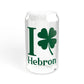 I Clover Hebron Sipper Glass, 16oz