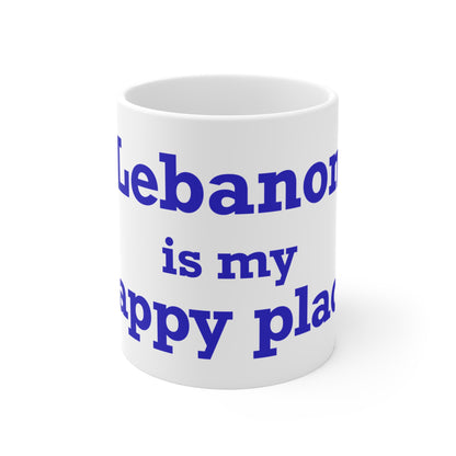 Lebanon is My Happy Place Mug 11oz