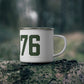06076 Union Connecticut Zip Code Enamel Camping Mug