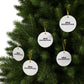 Love Saugatuck Glass Ornaments