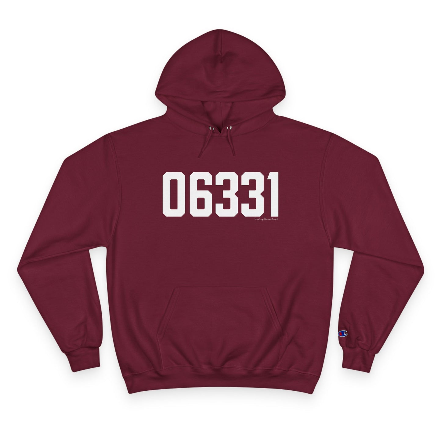 06331 Canterbury CT Zip Code Champion Hoodie