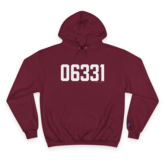 06331 Canterbury CT Zip Code Champion Hoodie