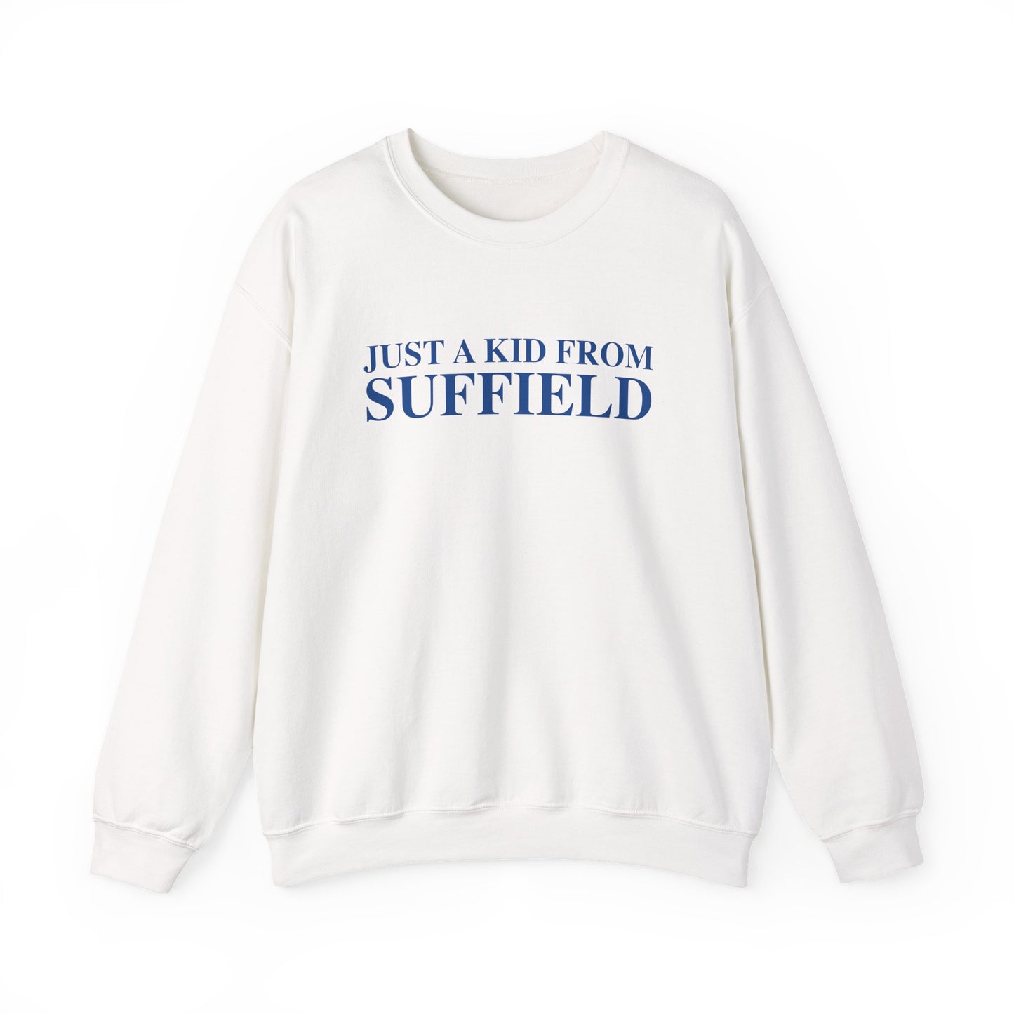 Just a kid from Suffield Unisex Heavy Blend™ Crewneck Sweatshirt