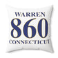 Warren 860 Connecticut Polyester Square Pillow