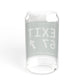 Vintage Exit 67 WCP Sign  Sipper Glass, 16oz