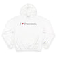I Heart Greenwich. Champion Hoodie