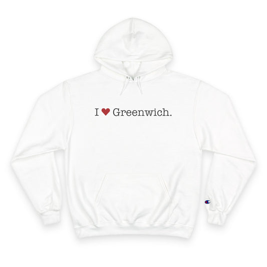 I Heart Greenwich. Champion Hoodie