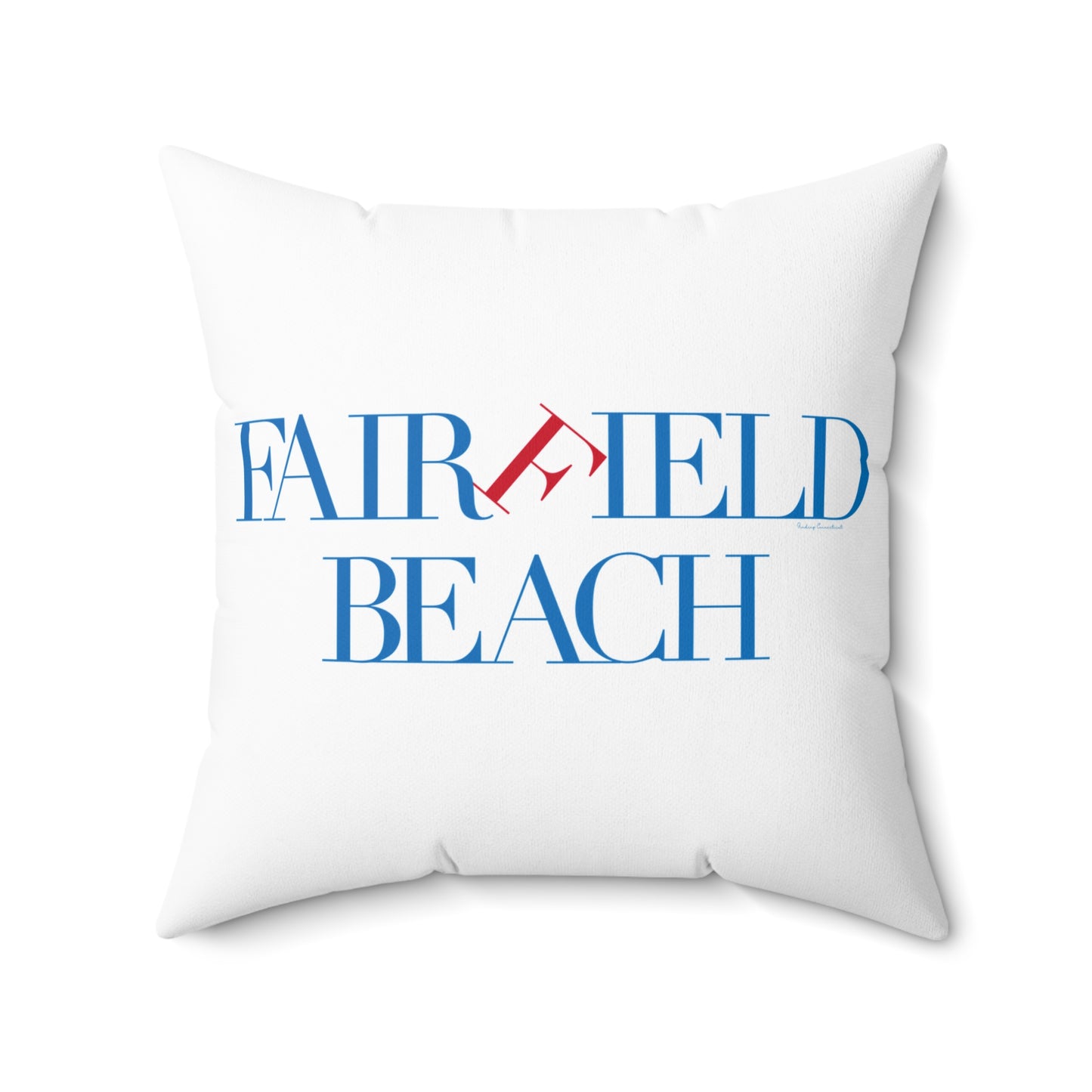 41 Tilt Fairfield Beach Spun Polyester Square Pillow