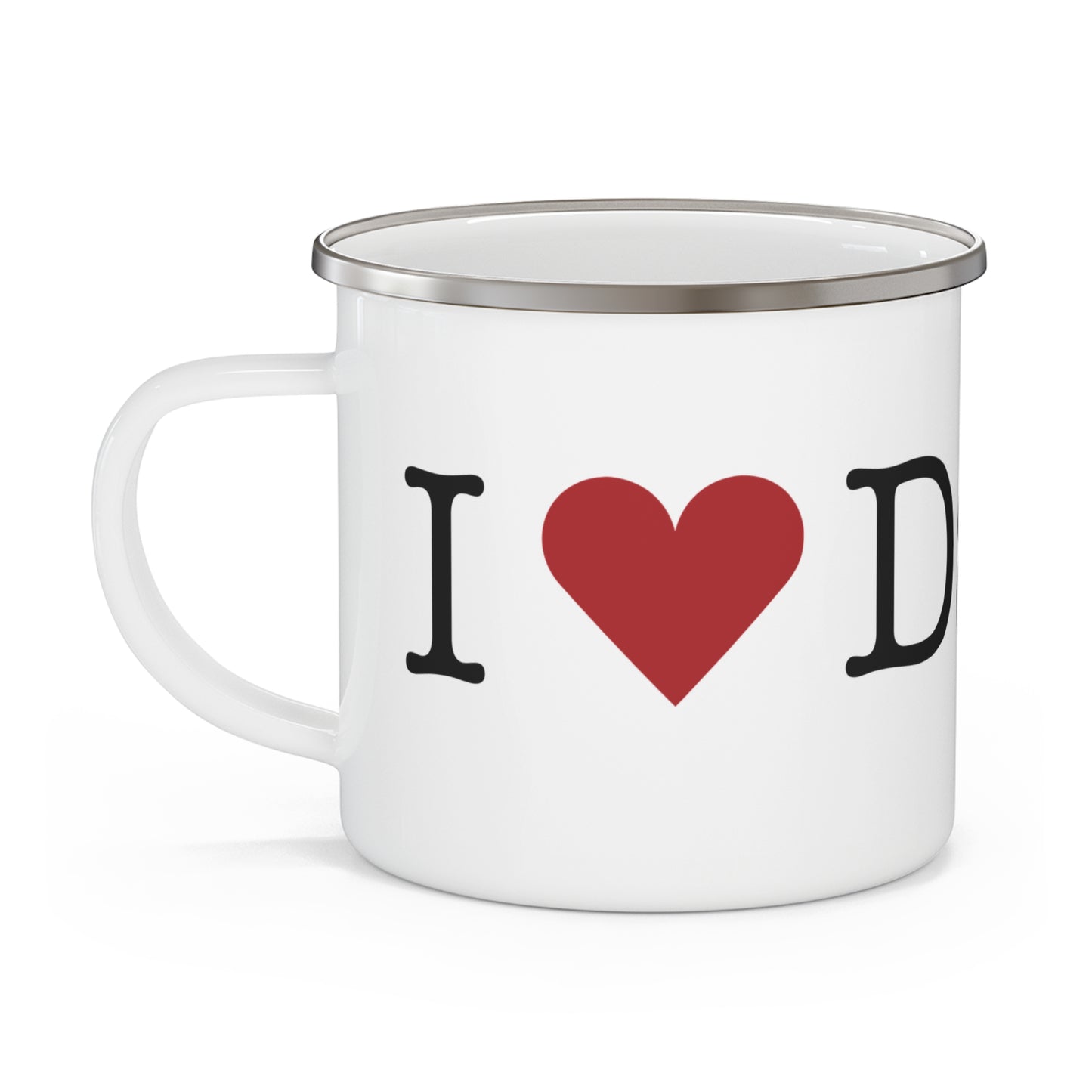 I Heart Darien. Enamel Camping Mug