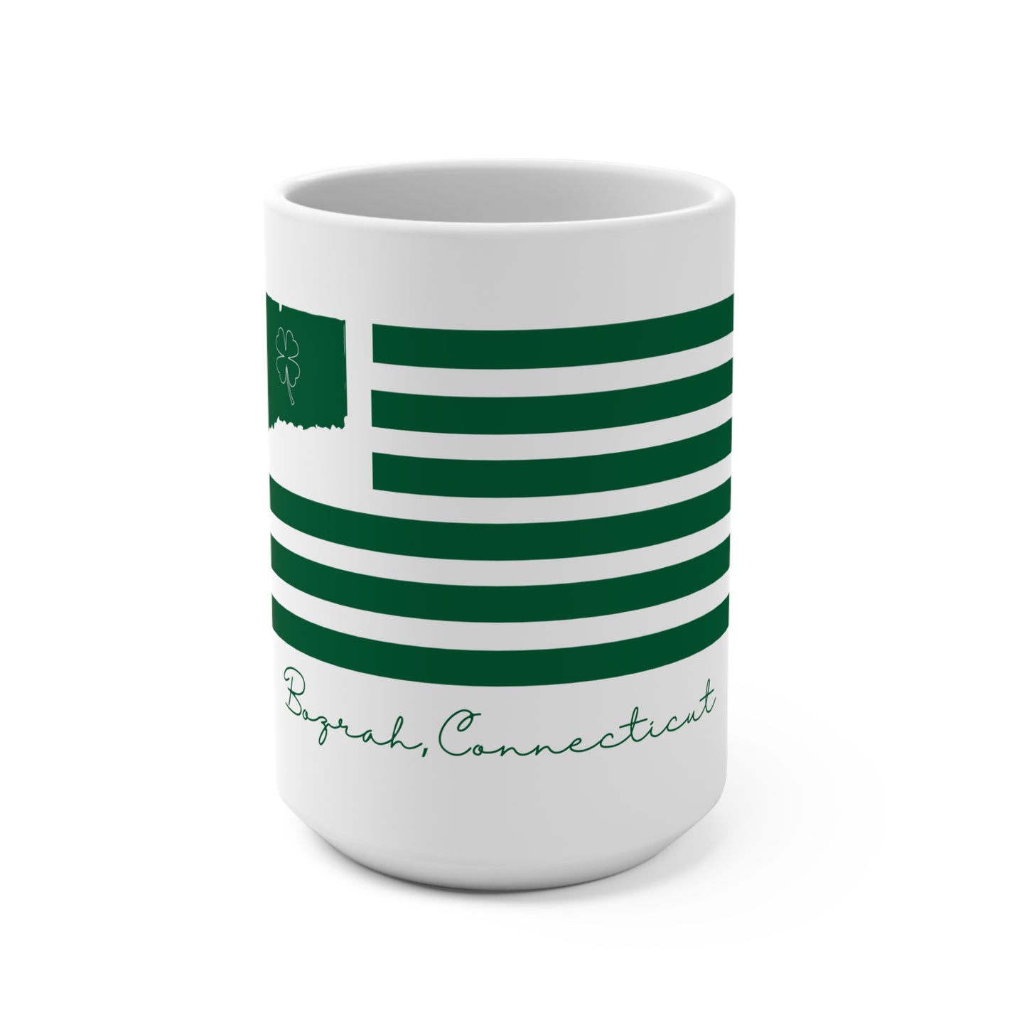 Bozrah Connecticut St. Patrick’s Day Flag Mug 15oz