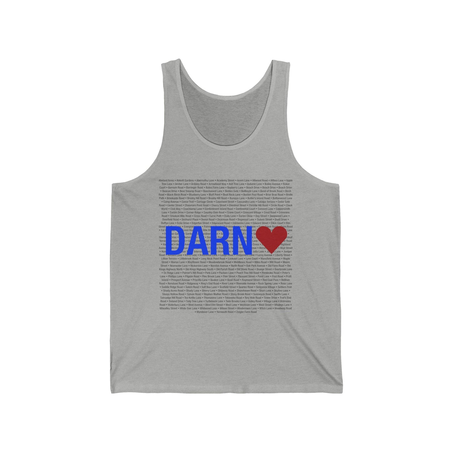 Darien Love  Unisex Jersey Tank Top