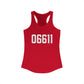 06611 Trumbull CT Zip Code Women's Ideal Racerback Tank Top