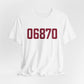 06870 - Greenwich Connecticut Zip Code Unisex Jersey Short Sleeve T-Shirt