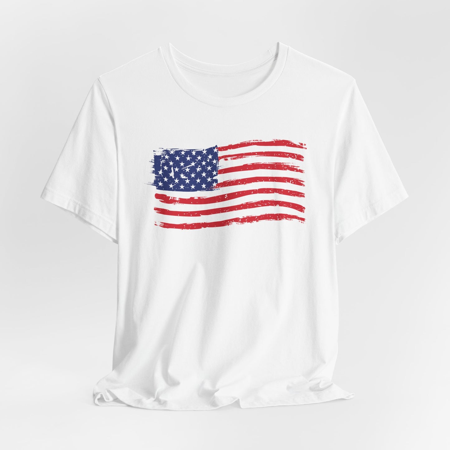 American Flag Unisex Jersey Short Sleeve T-Shirt