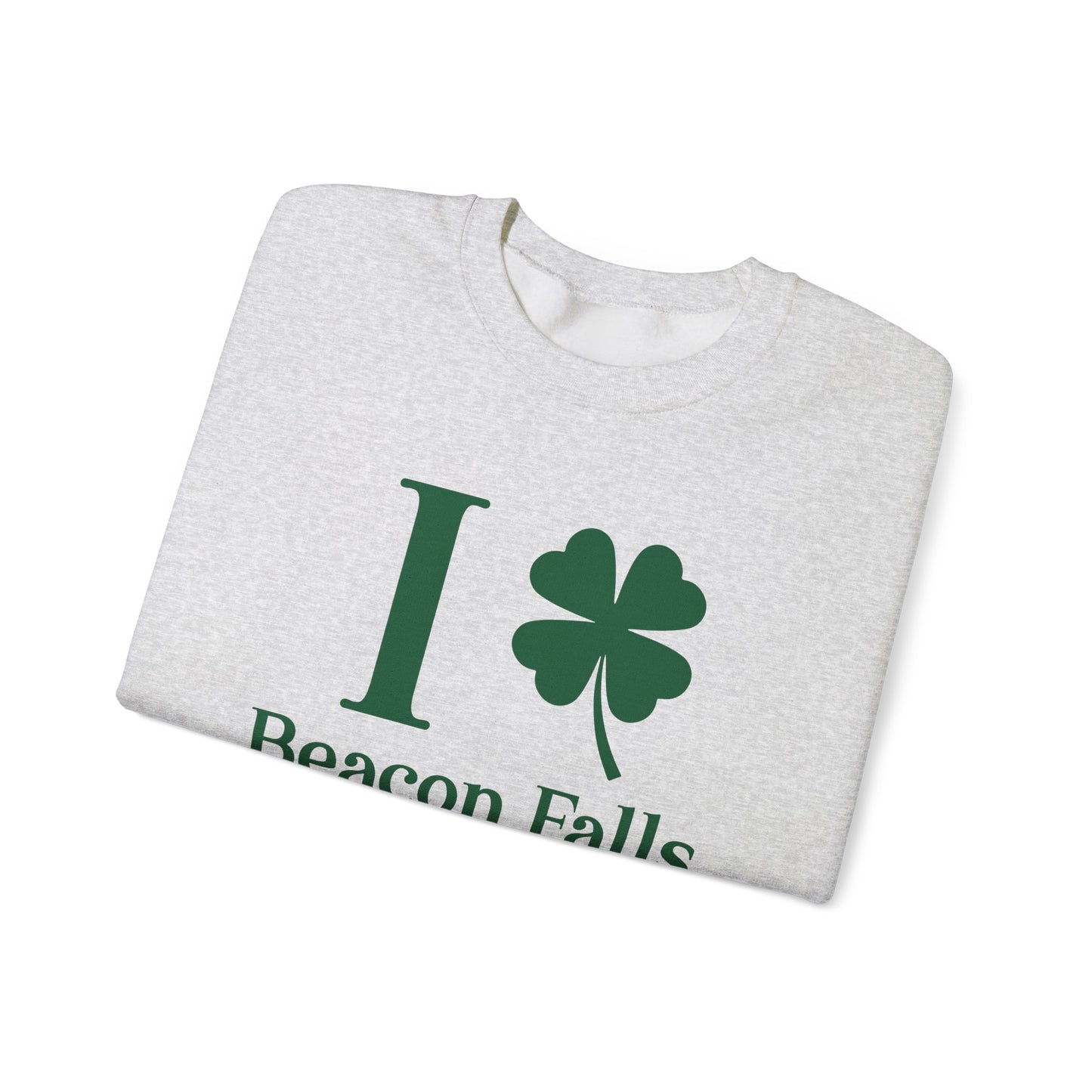 I Clover Beacon Falls Unisex Heavy Blend™ Crewneck Sweatshirt