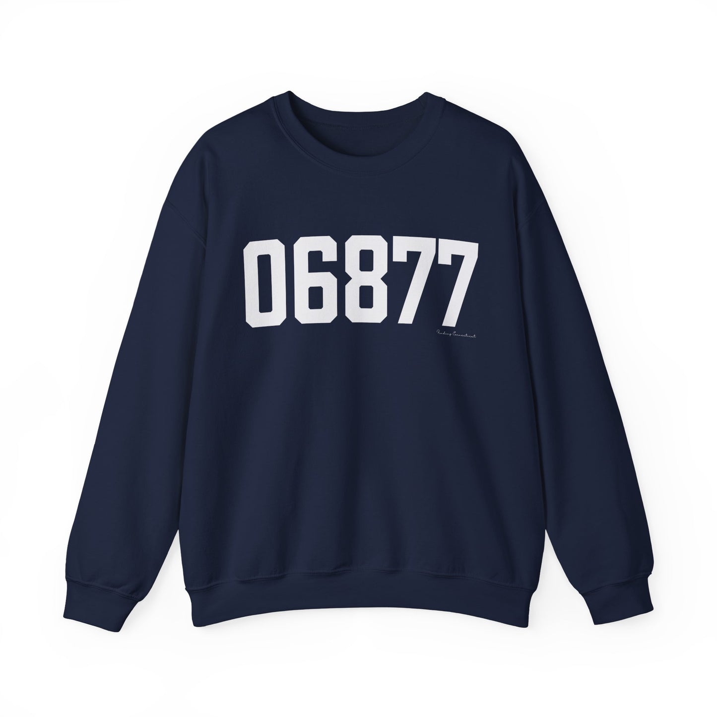 06877 Ridgefield CT Zip Code Unisex Heavy Blend™ Crewneck Sweatshirt