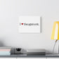 I Heart Saugatuck. Matte Canvas, Stretched, 1.25"