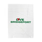 Love Bridgeport Velveteen Plush Blanket