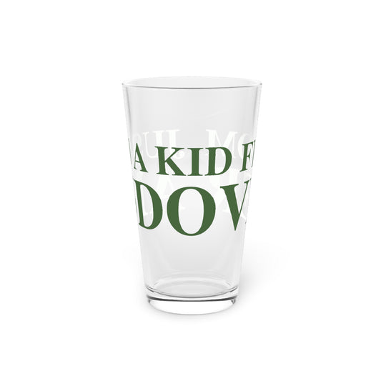 Just a kid from Andover Pint Glass, 16oz