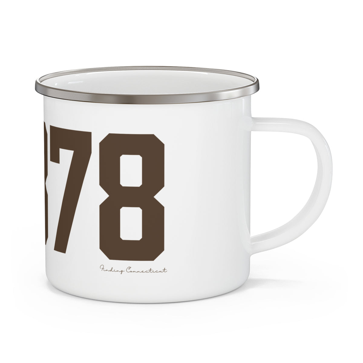 06378 Sprague Connecticut Zip Code Enamel Camping Mug