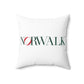 41 Tilt Norwalk Spun Polyester Square Pillow