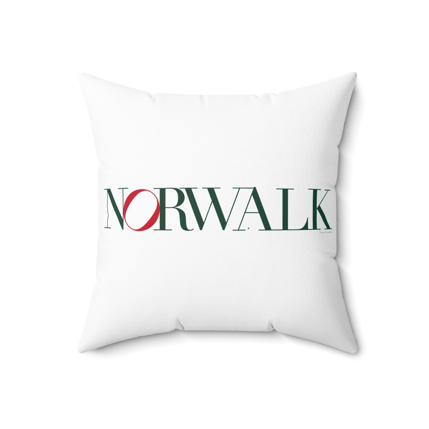 41 Tilt Norwalk Spun Polyester Square Pillow