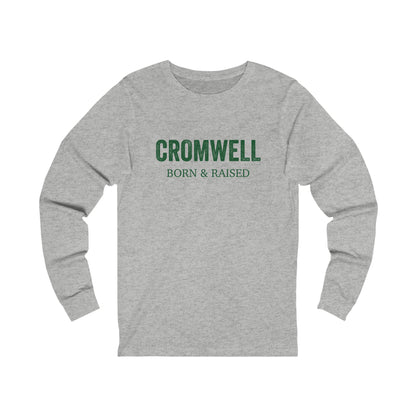 Cromwell Born & Raised Unisex Jersey Long Sleeve T-Shirt