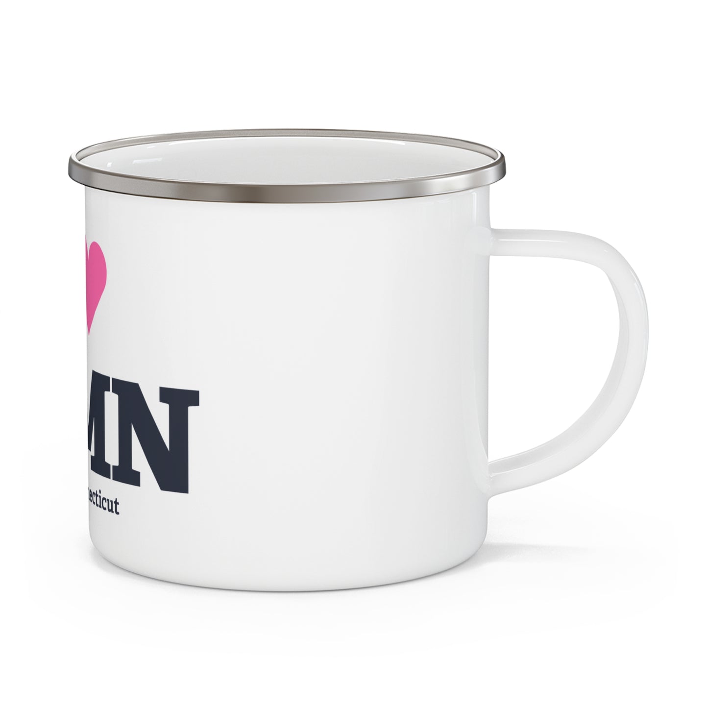 I Heart SHMN Enamel Camping Mug