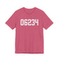 06234 Brooklyn CT Zip Code Unisex Jersey Short Sleeve T-Shirt