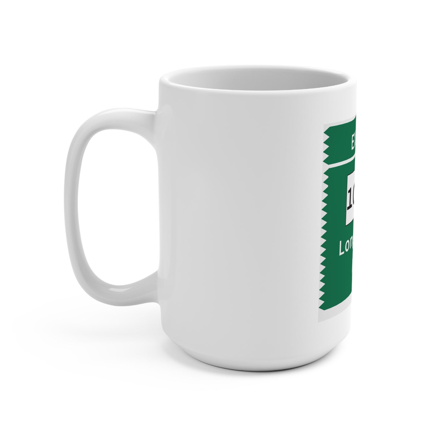 Vintage Merritt Parkway Exit 34 Sign Mug 15oz
