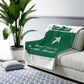 Vintage WCP Exit 55 Sign Sherpa Fleece Blanket