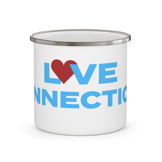 Love Connecticut Enamel Camping Mug