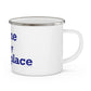 Lyme is My Happy Place Enamel Camping Mug